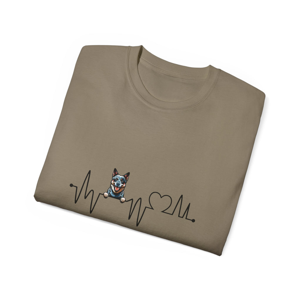 Cat Heartbeat T-Shirt — Cute Cat EKG Line Tee for Cat Lovers