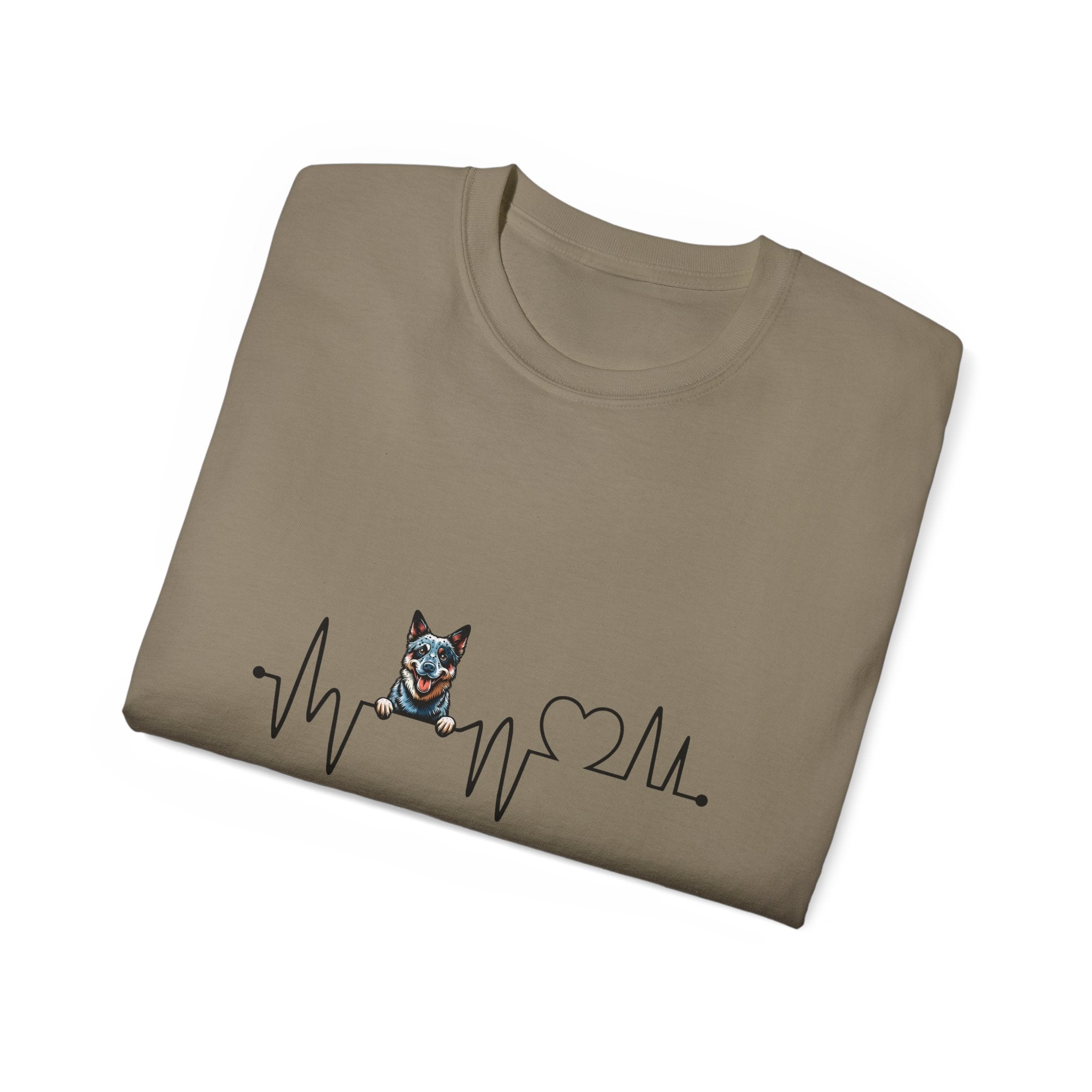 Cat Heartbeat T-Shirt — Cute Cat EKG Line Tee for Cat Lovers