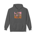 Love Love Meow Hoodie — Cute Cat Paw Graphic Pullover