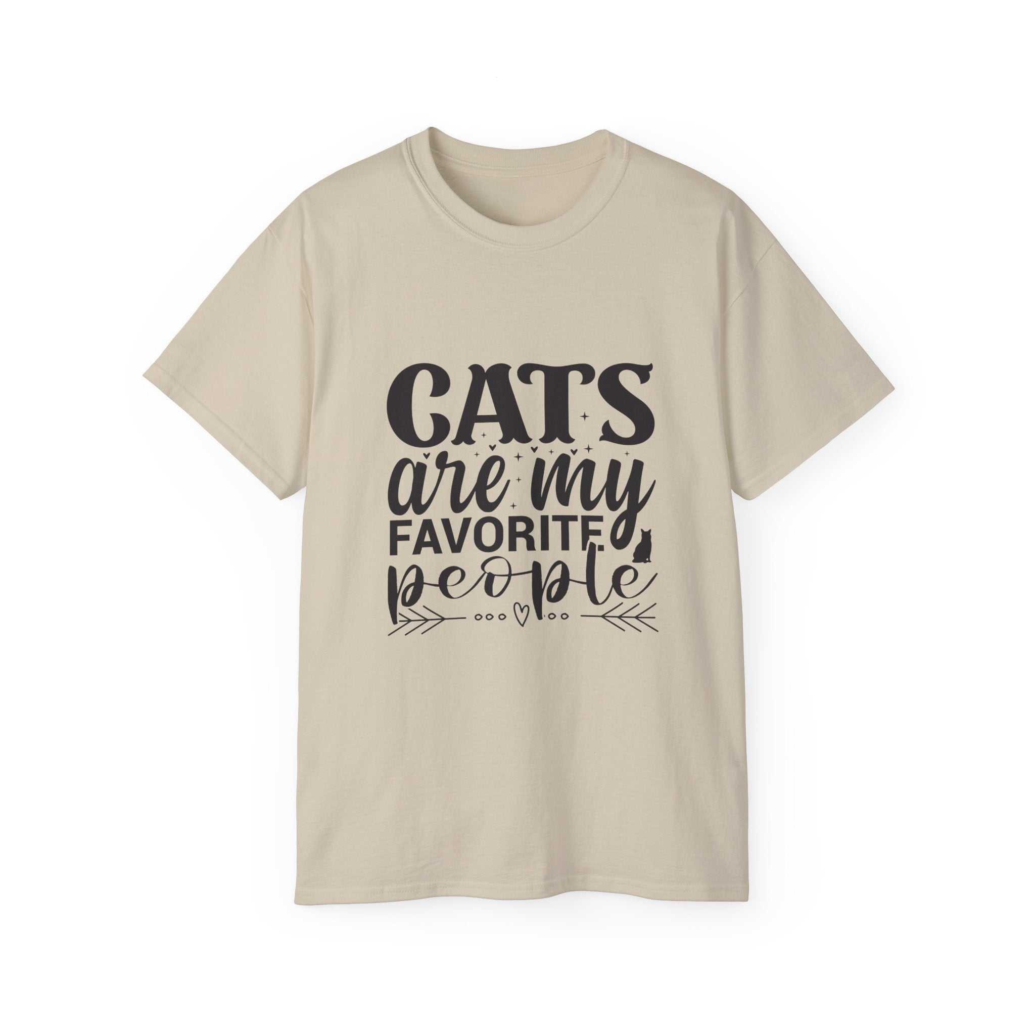 Cats Are My Favorite People T-Shirt — Cute Cat Lover Tee