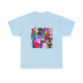Colorful Cat Squad T-Shirt — Cute Cartoon Cats Graphic Tee