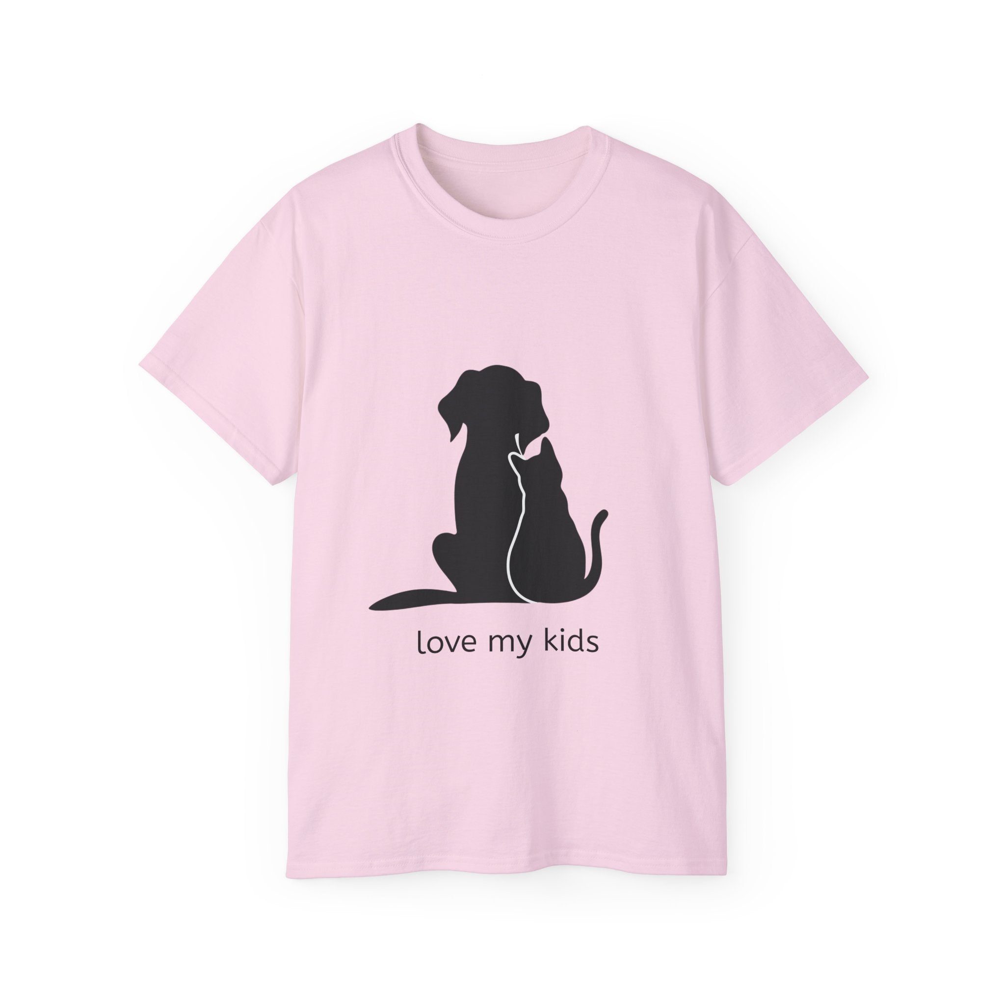 Dog and Cat Silhouette Tee – Pet Lover Shirt