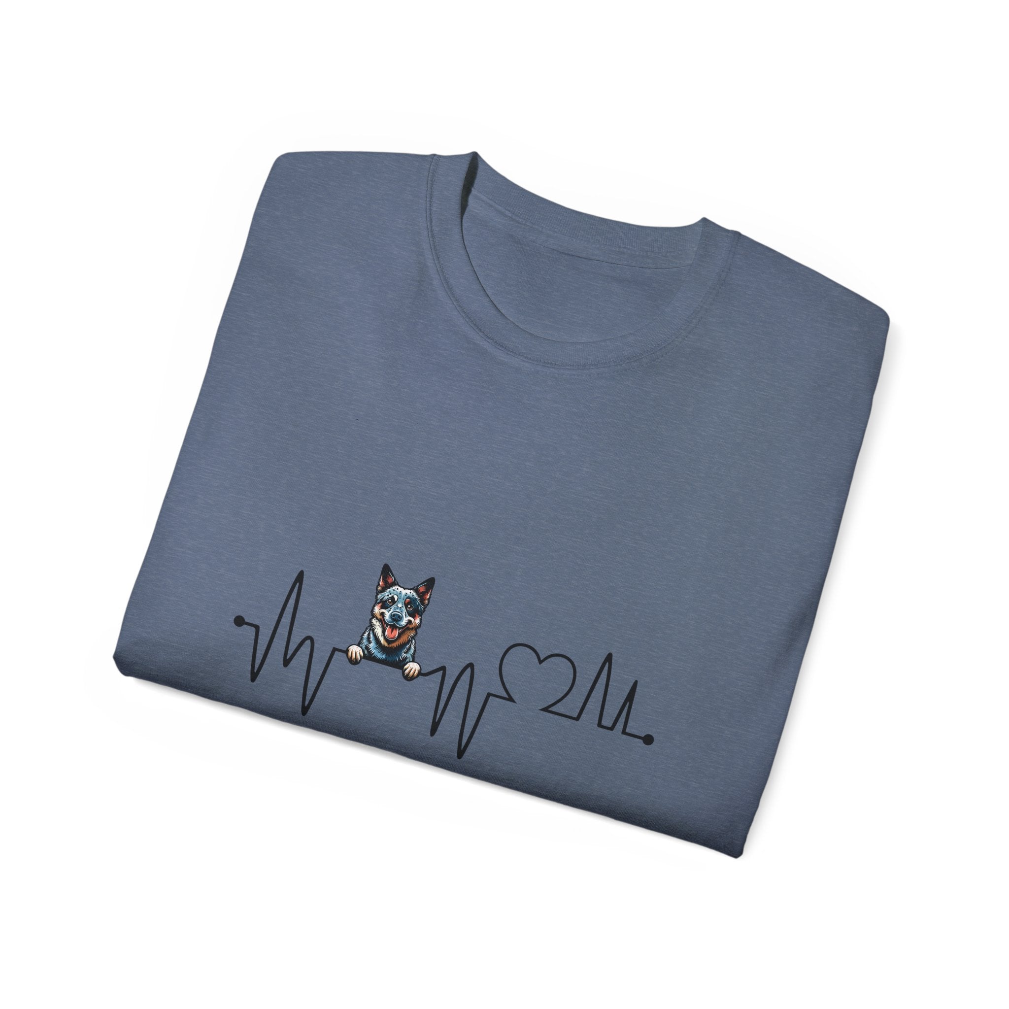 Cat Heartbeat T-Shirt — Cute Cat EKG Line Tee for Cat Lovers