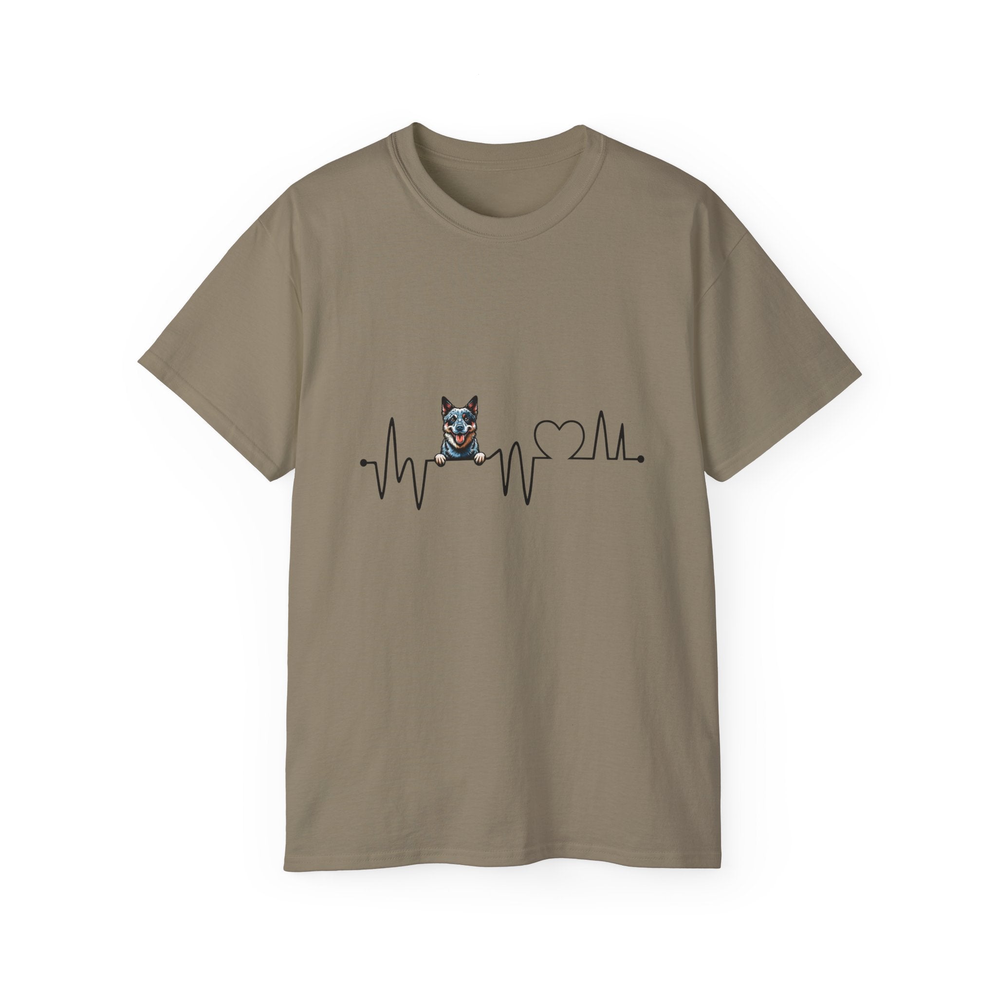 Cat Heartbeat T-Shirt — Cute Cat EKG Line Tee for Cat Lovers