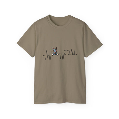 Cat Heartbeat T-Shirt — Cute Cat EKG Line Tee for Cat Lovers