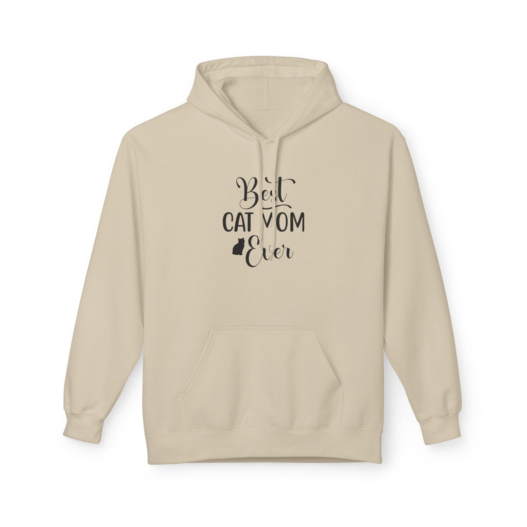 Best Cat Mom Ever Hoodie — Cozy Cat Mom Pullover Gift