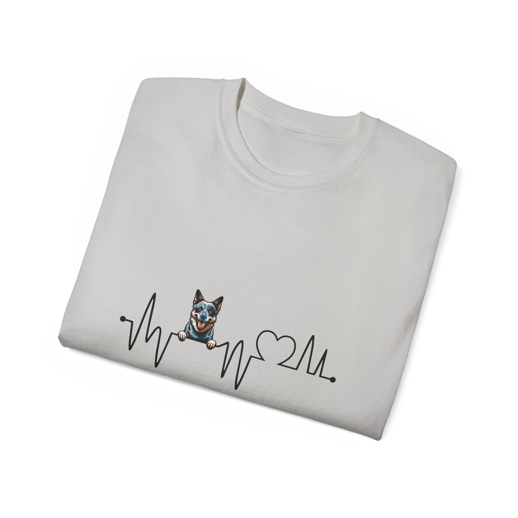 Cat Heartbeat T-Shirt — Cute Cat EKG Line Tee for Cat Lovers