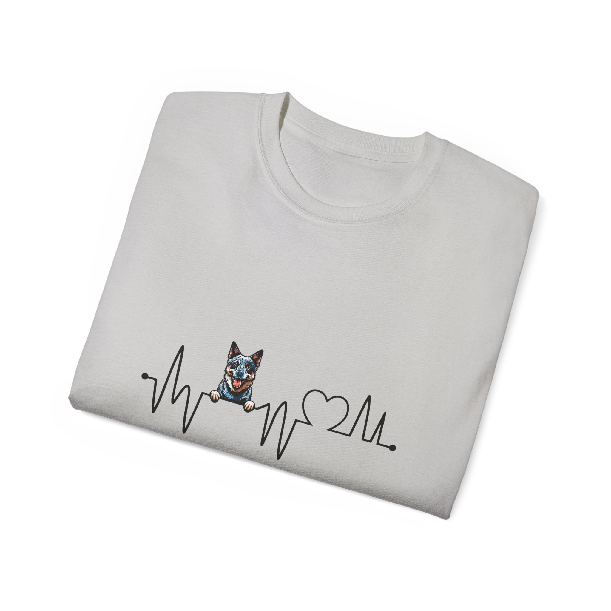 Cat Heartbeat T-Shirt — Cute Cat EKG Line Tee for Cat Lovers