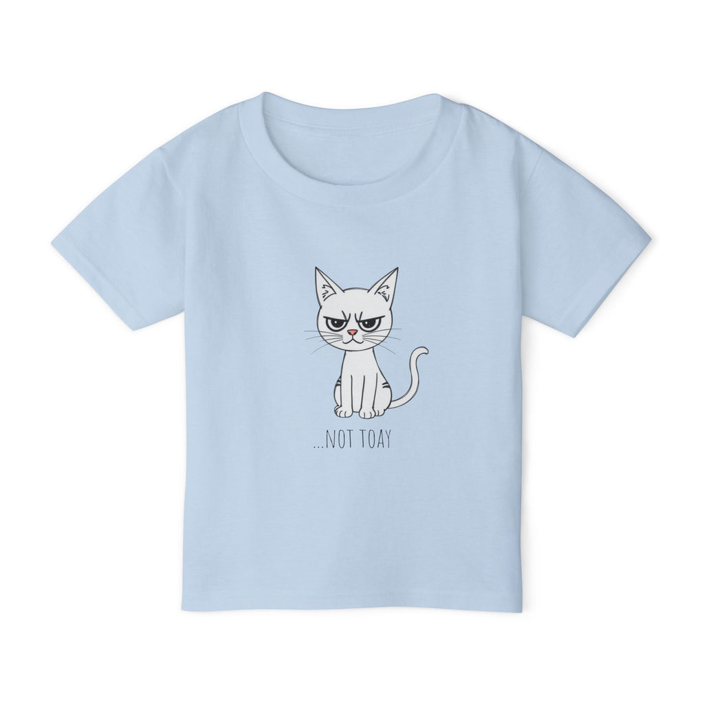Toddler T‑Shirt — Cute Grumpy Cat "Not Today" Kids Tee