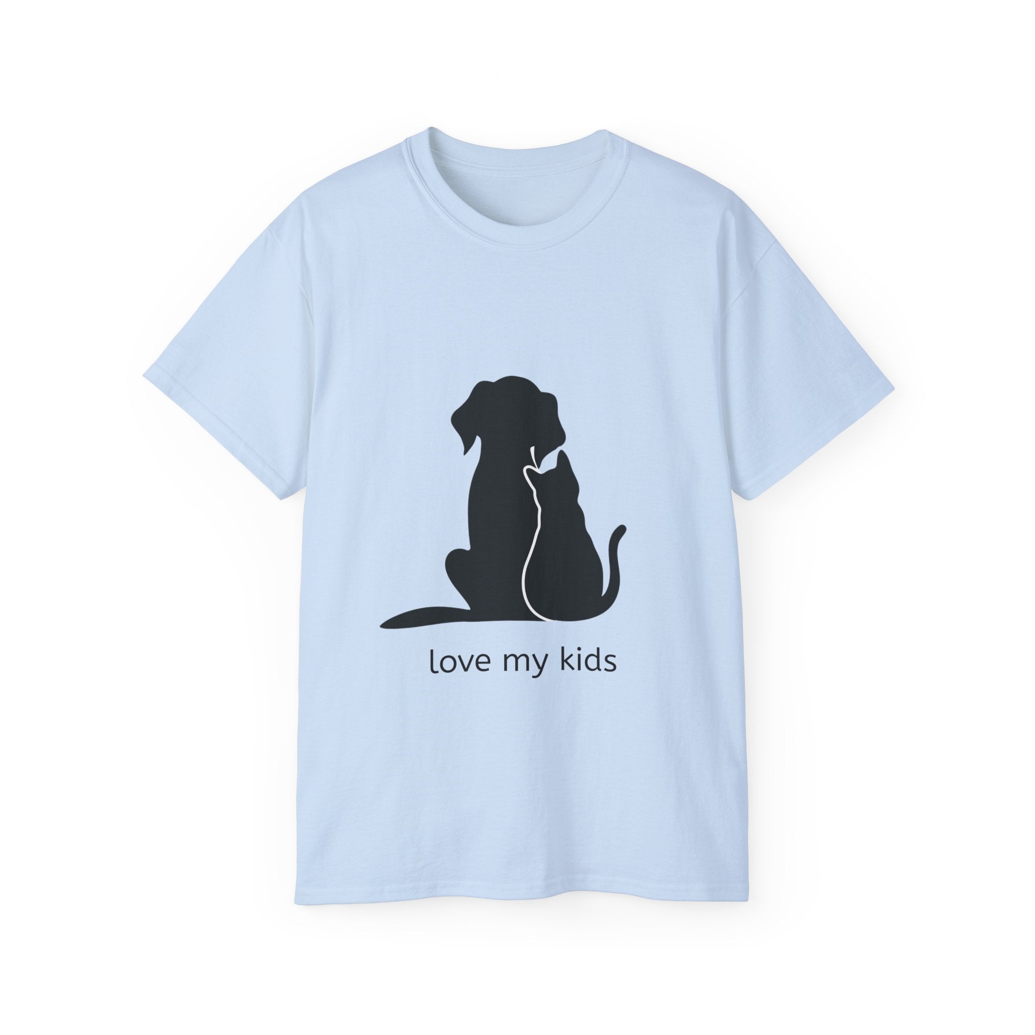 Dog and Cat Silhouette Tee – Pet Lover Shirt