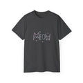 Meow Cat Graphic Tee — Pastel Kitty Faces & 'MEOW' Shirt