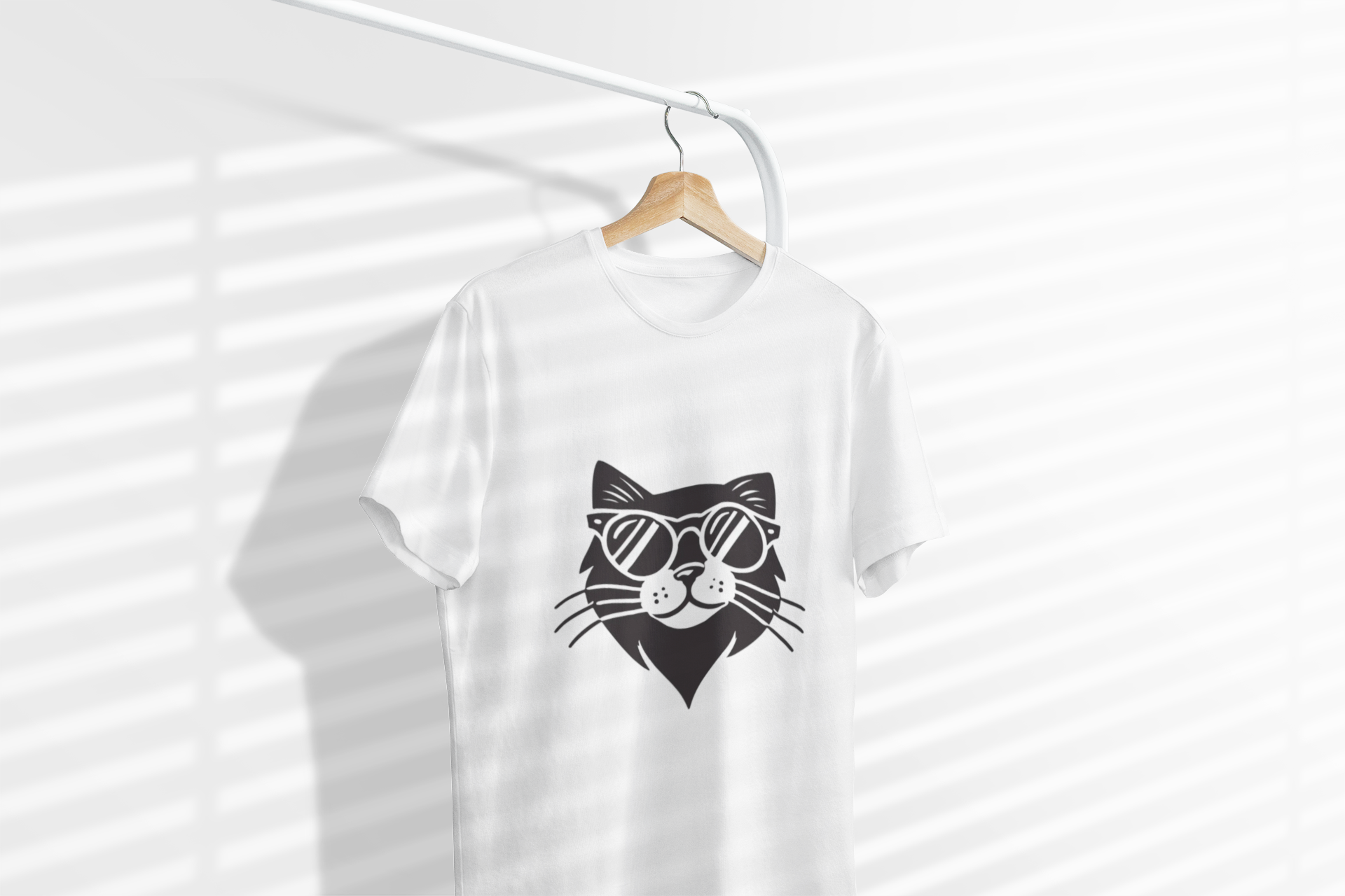 Cool Cat Sunglasses T-Shirt — Retro Cat Graphic Tee