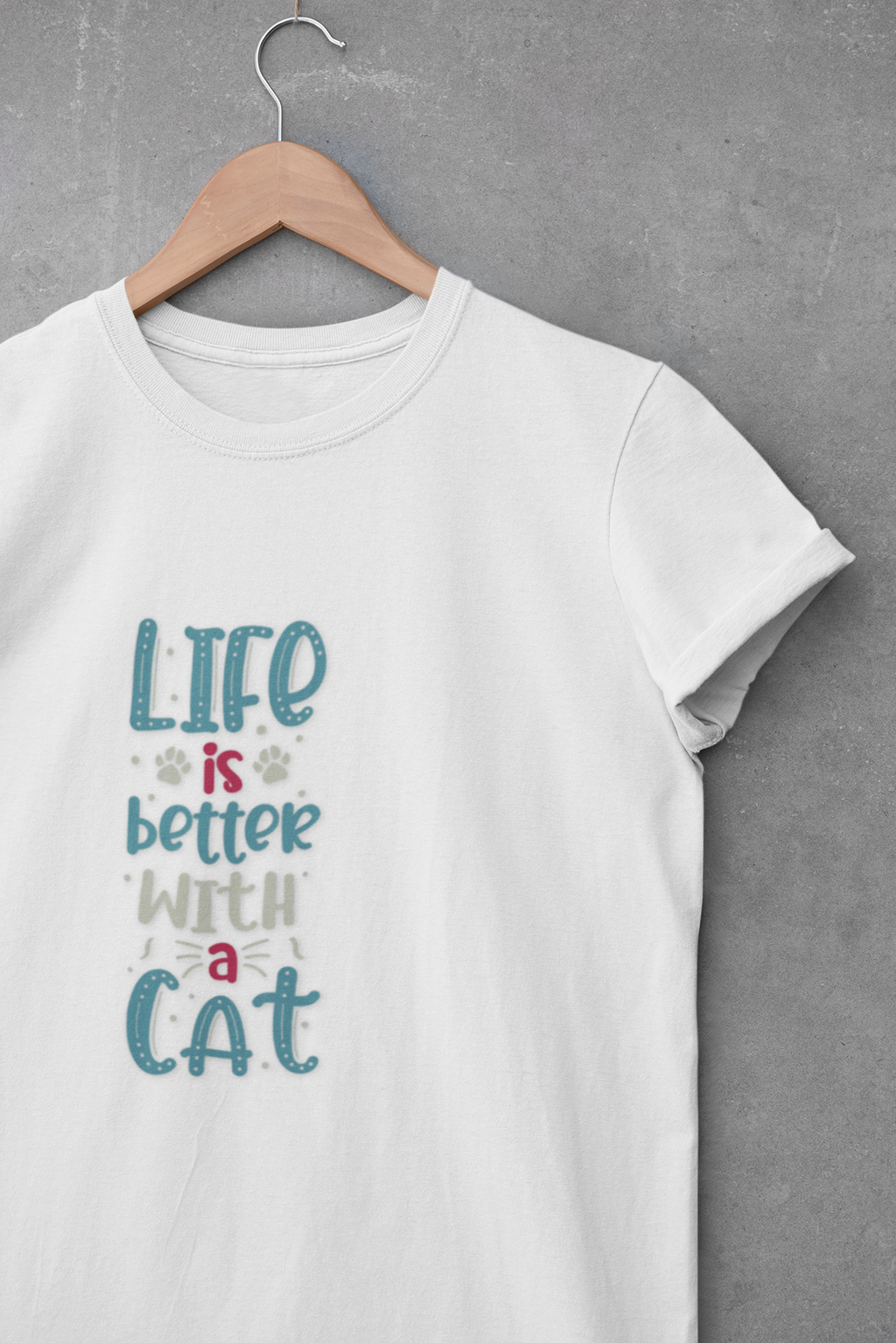 Cat Lovers Tee — “Life Is Better With a Cat” Graphic T-Shirt