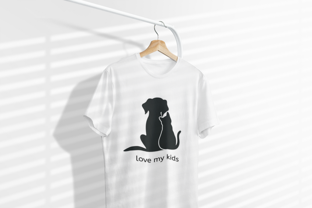 Dog and Cat Silhouette Tee – Pet Lover Shirt