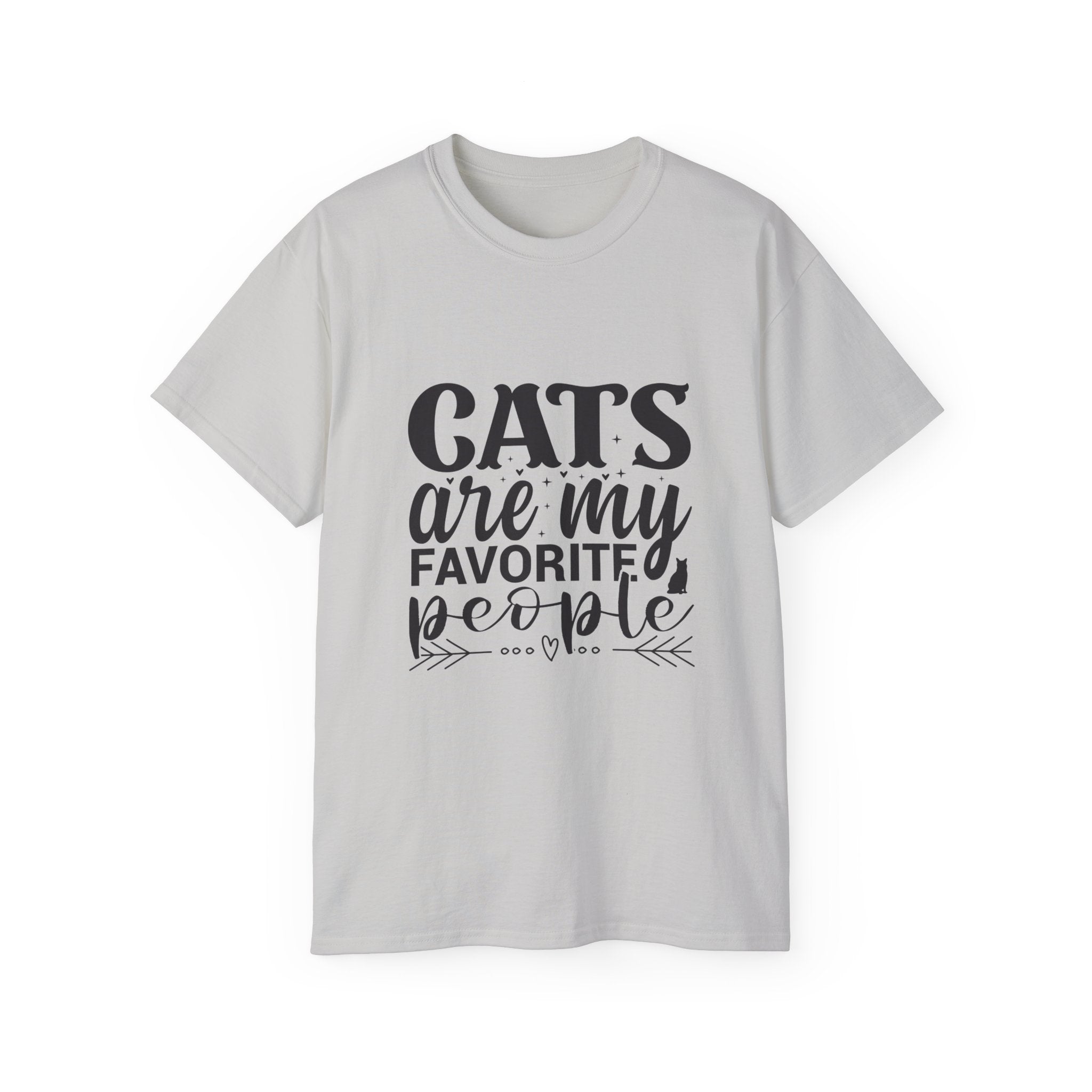 Cats Are My Favorite People T-Shirt — Cute Cat Lover Tee