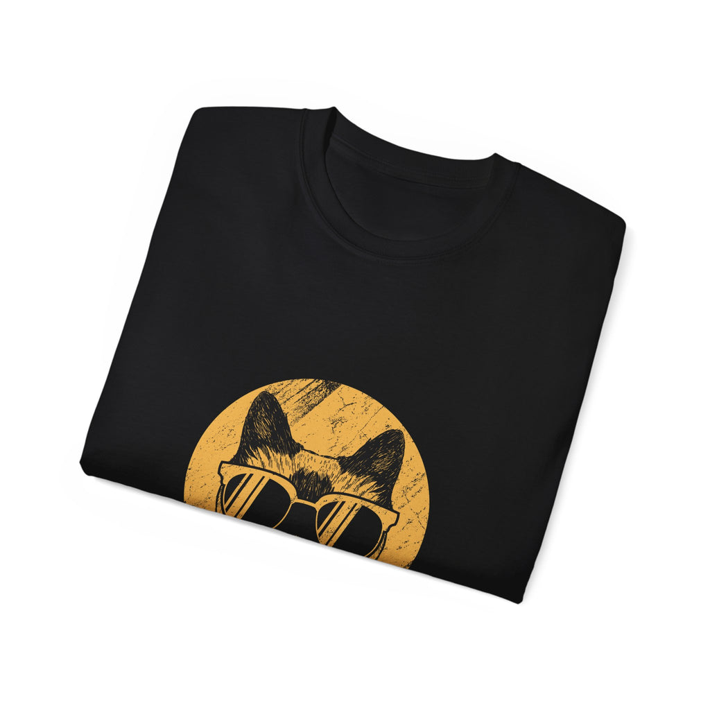 Spy Cat T-Shirt — Retro Cat with Sunglasses Graphic
