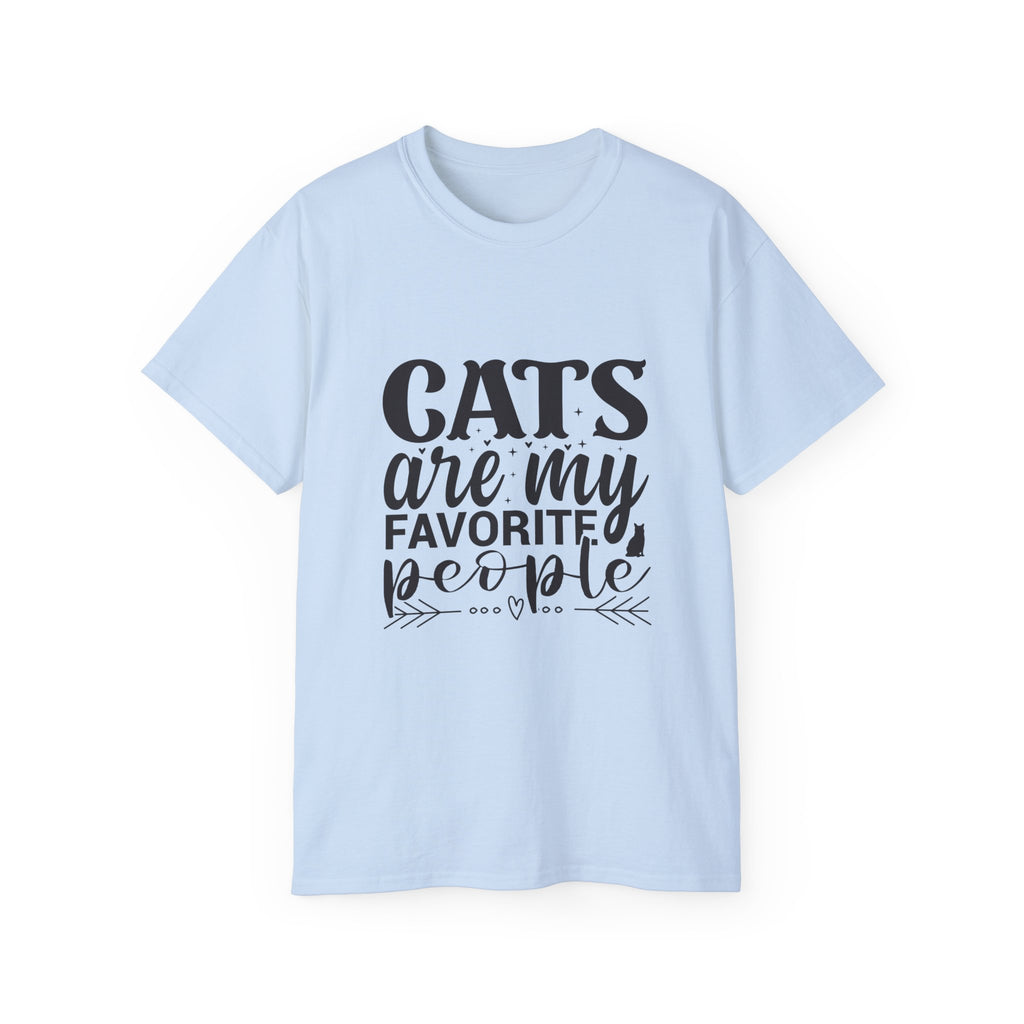 Cats Are My Favorite People T-Shirt — Cute Cat Lover Tee