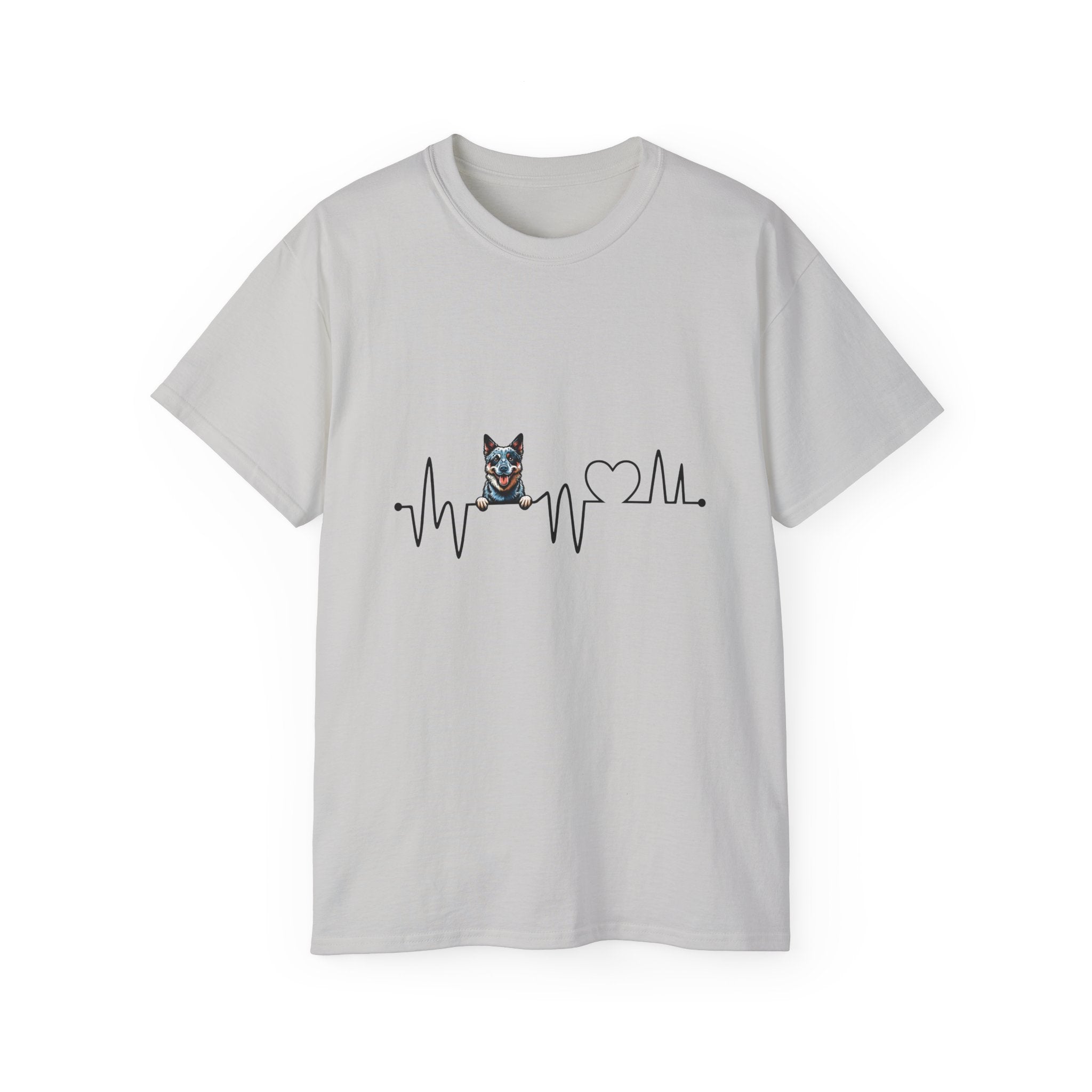Cat Heartbeat T-Shirt — Cute Cat EKG Line Tee for Cat Lovers