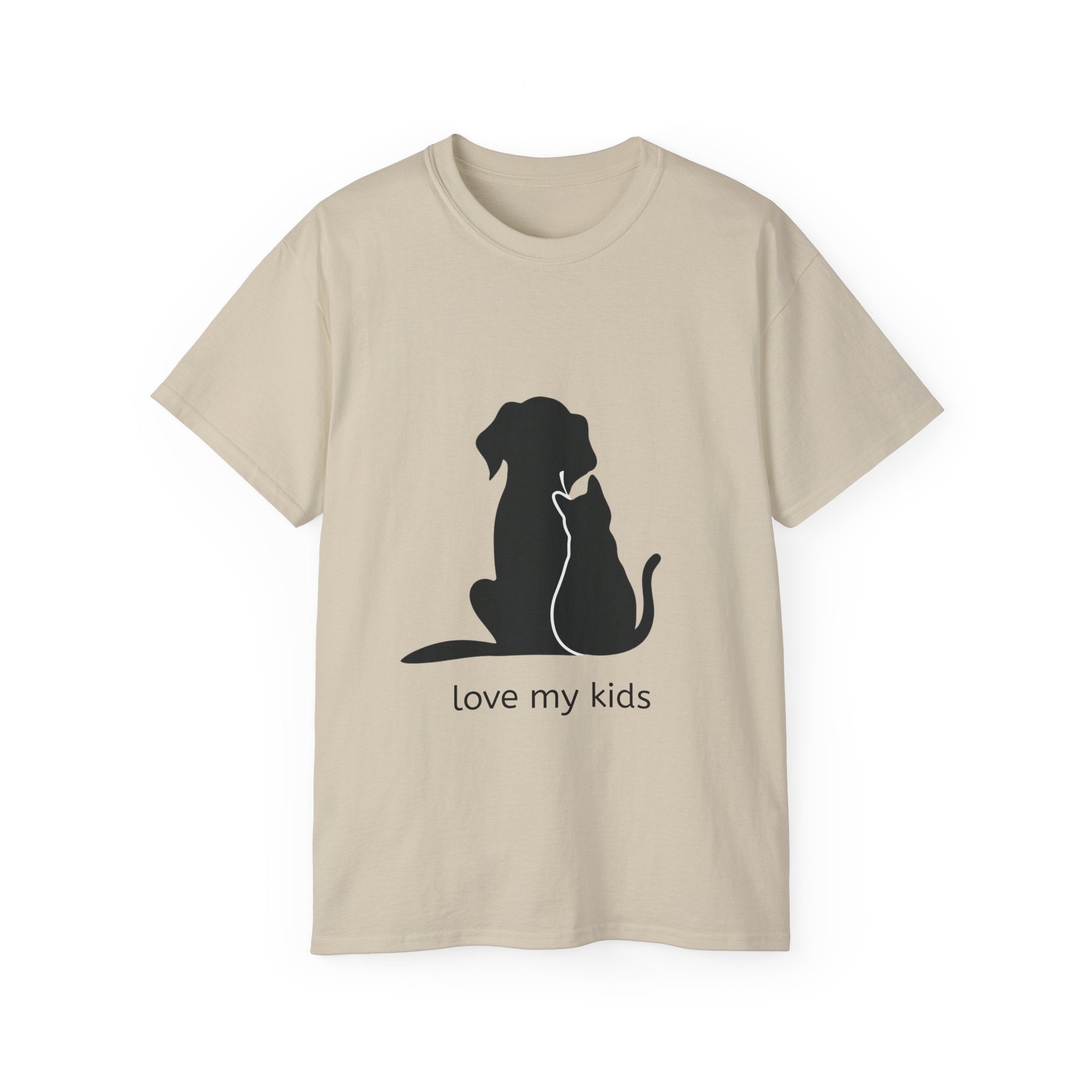 Dog and Cat Silhouette Tee – Pet Lover Shirt