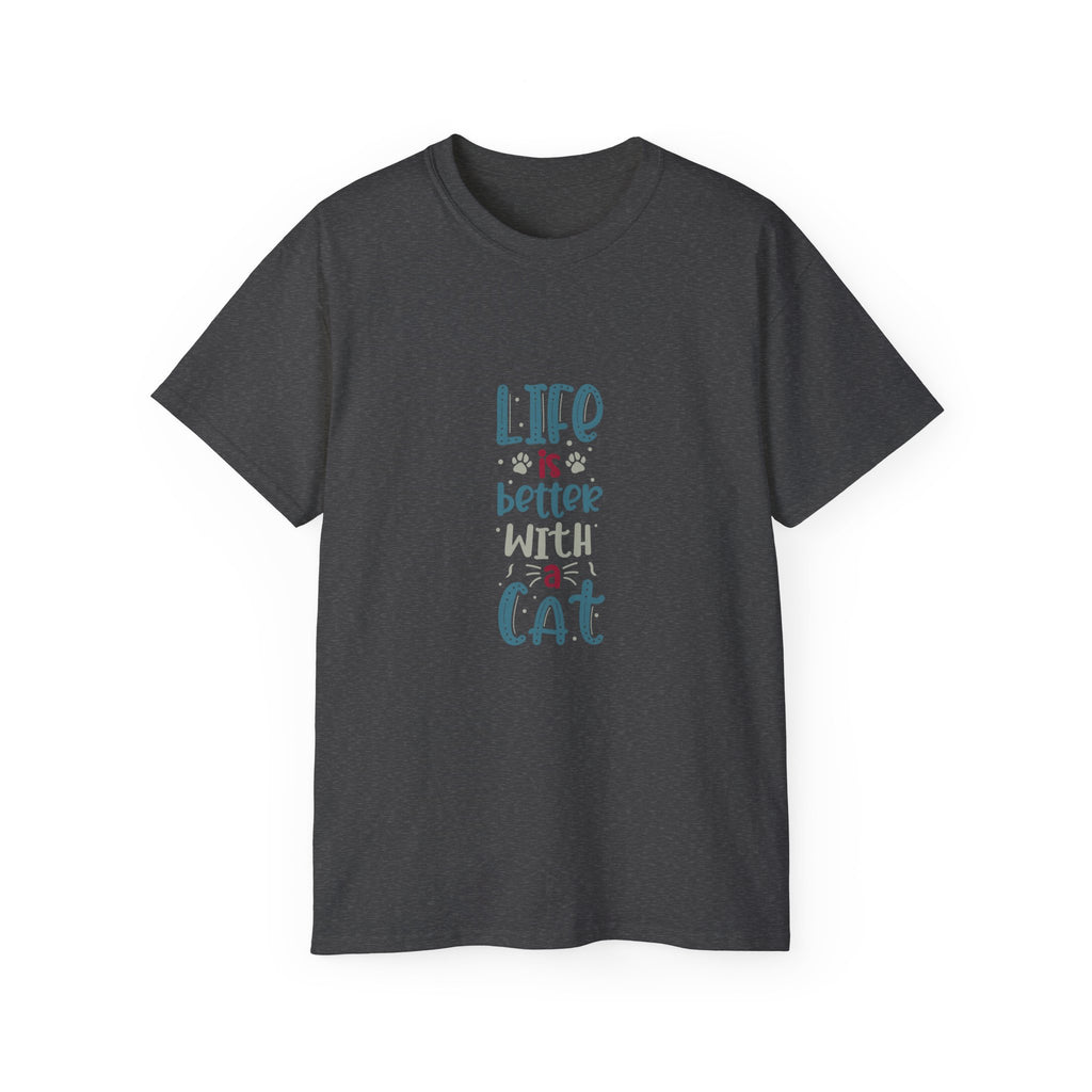 Cat Lovers Tee — “Life Is Better With a Cat” Graphic T-Shirt