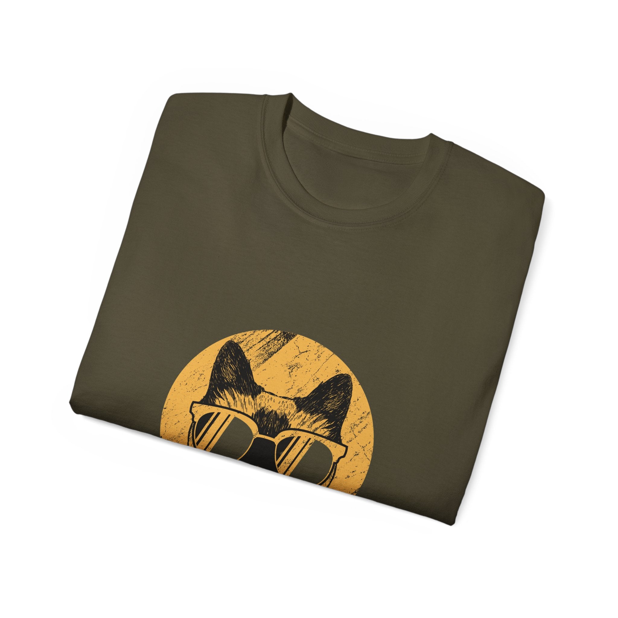 Spy Cat T-Shirt — Retro Cat with Sunglasses Graphic