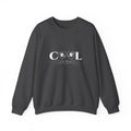 Cool Cat Crewneck Sweatshirt — Cute Cat Face 'COOL' Graphic