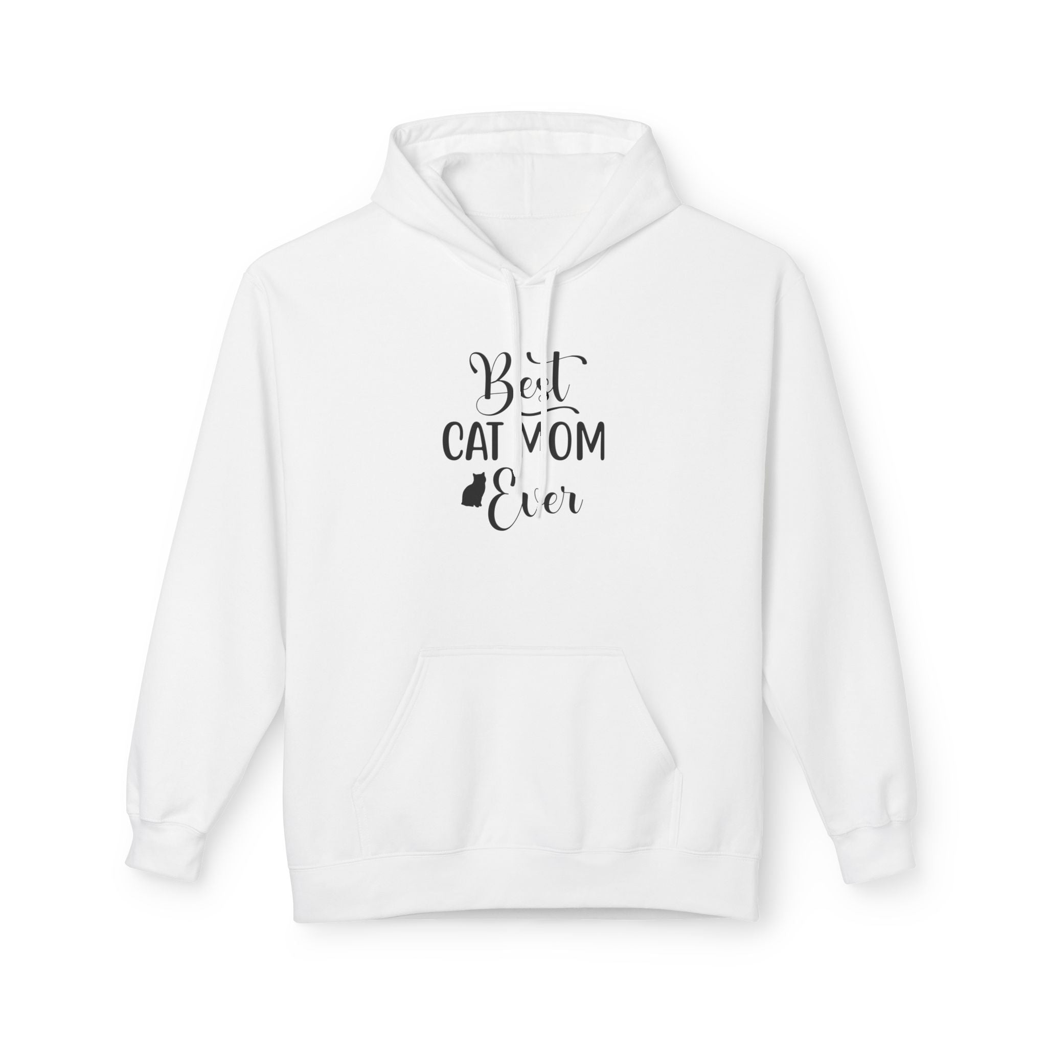 Best Cat Mom Ever Hoodie — Cozy Cat Mom Pullover Gift