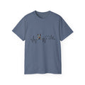 Cat Heartbeat T-Shirt — Cute Cat EKG Line Tee for Cat Lovers
