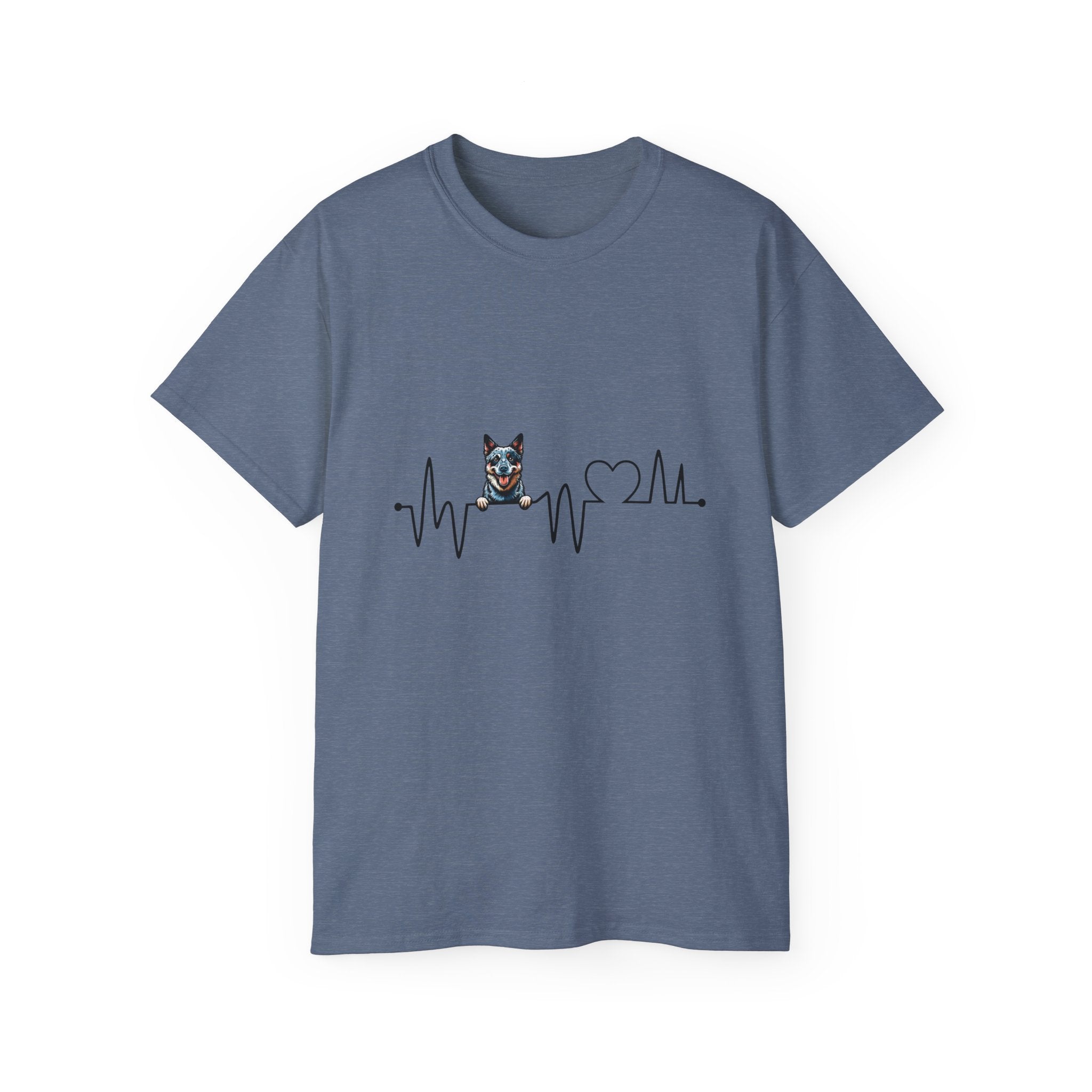 Cat Heartbeat T-Shirt — Cute Cat EKG Line Tee for Cat Lovers
