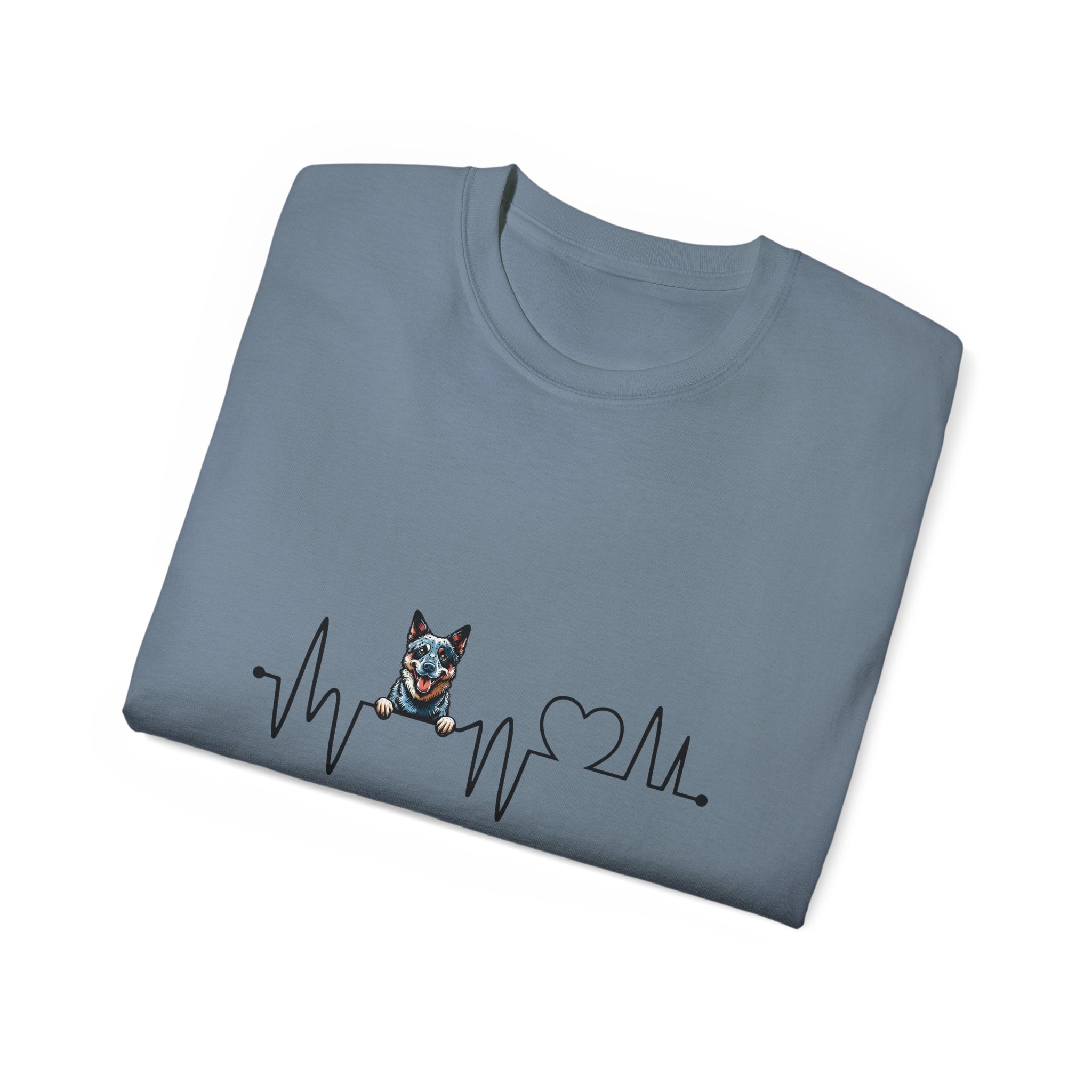 Cat Heartbeat T-Shirt — Cute Cat EKG Line Tee for Cat Lovers