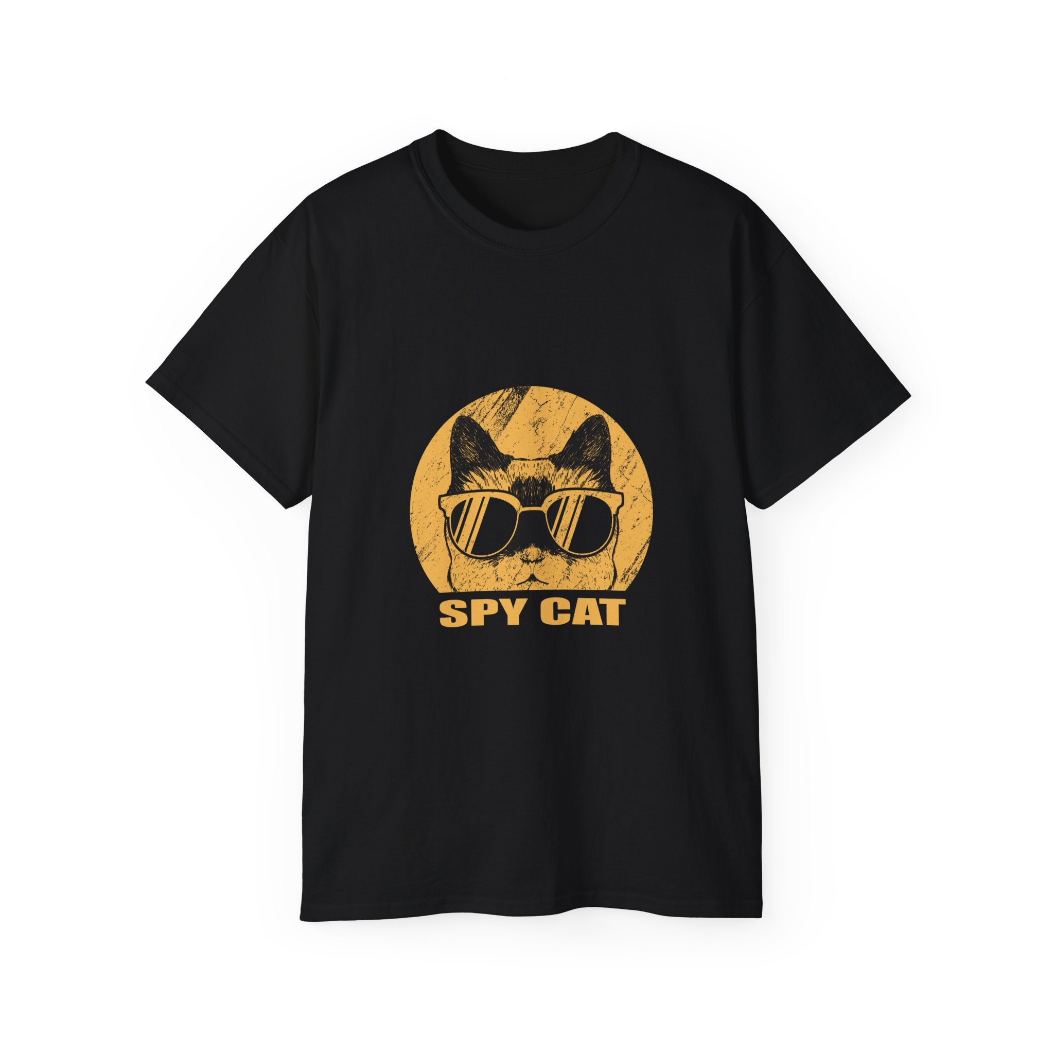 Spy Cat T-Shirt — Retro Cat with Sunglasses Graphic